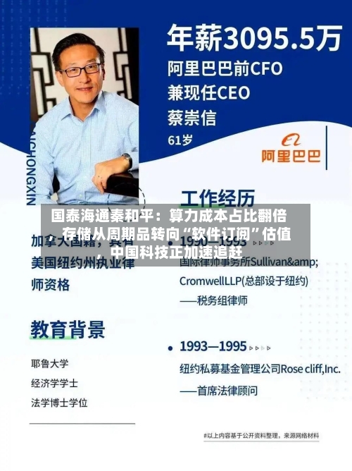 国泰海通秦和平：算力成本占比翻倍，存储从周期品转向“软件订阅”估值，中国科技正加速追赶-第2张图片