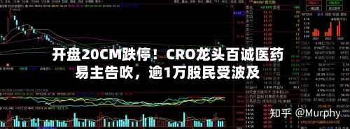 开盘20CM跌停！CRO龙头百诚医药易主告吹，逾1万股民受波及