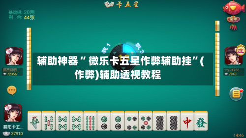 辅助神器“ 微乐卡五星作弊辅助挂”(作弊)辅助透视教程-第3张图片