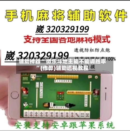 辅助神器“ 微乐斗地主能不能调胜率”(作弊)辅助透视教程-第2张图片