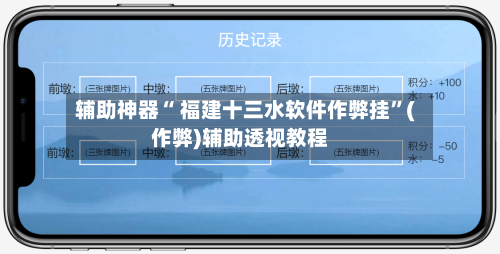 辅助神器“ 福建十三水软件作弊挂”(作弊)辅助透视教程-第3张图片