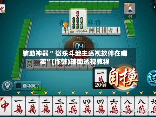 辅助神器“ 微乐斗地主透视软件在哪买”(作弊)辅助透视教程