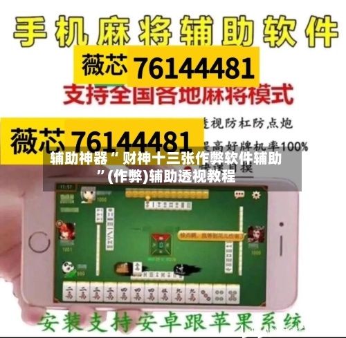 辅助神器“ 财神十三张作弊软件辅助	”(作弊)辅助透视教程-第2张图片