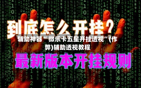 辅助神器“ 微乐卡五星开挂透视”(作弊)辅助透视教程-第2张图片
